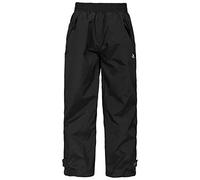 Trespass Echo Pantalons imperméables Mixte Enfant, Noir, 9-10 Ans