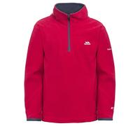 Trespass Etto Mixte Veste en Polaire col Montant 1/4 Zip Arrêtez-Vous extérieur - Rouge - 9-10Y