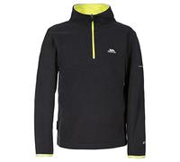 Trespass Etto Polaire garçon; polaire; polaire chaude; pull; sweat; polaire à capuche; polaire enfant Garçon Noir FR: S (Taille Fabricant: 5/6)