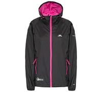 Trespass Femme Qikpac Veste De Pluie Compacte Et Imperméable, Noir, XS EU
