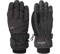 Trespass Gants de ski enfants Ergon II TP4382 (8/10 ans) (Noir)