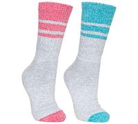 Trespass Hadley Chaussettes Femme Bleu Marine Chiné/Framboise Chiné FR : M (Taille Fabricant : 6/9)