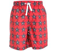 Trespass Hitter Short Sport; Short garçon; Short Manches Courtes; Short Confortable; Jolie Short; Short avec Print; Short Enfant Garçon Rouge FR: XL (Taille Fabricant: 11/12)