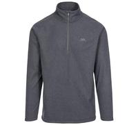 Trespass Homme Keynote Micropolaire Chaude Et Demi-zippée 140 G/m², Charbon, XS EU