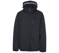 Trespass Homme Weir Veste de pluie imperm able avec capuche dissimul e, Noir, XL EU