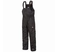 Trespass Kalmar Pantalon de Ski avec Plastron Enfant Noir FR : XXS (Taille Fabricant : 2/3)