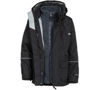 Trespass Kids' Prime 3-In-1 Waterproof Insulated Puffer Jacket Noir 2-3 ans Unisex