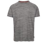 Trespass Leecana Haut de sport à manches courtes pour homme Séchage rapide Évacuation de l'humidité, gris chiné, L