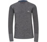 Trespass Longsleeve Timo - Male Active Top Tp75 Black Marl S