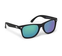 Trespass Lunettes de soleil Flume X pour enfants - Protection UV400, verres réfléchissants, logo imprimé, catégorie 3, cadre durable, sac en tissu de nettoyage, élégant pour la sécurité des yeux pour