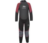 Trespass Amigo 3 Mm Junior Long Sleeve Back Zip Neoprene Suit Rouge 11-12 Years Garçon