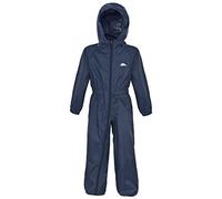 Trespass Mixte enfant Button Combinaison de pluie, Bleu Marine, 5-6 ans EU