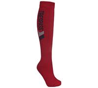 Trespass Mixte Tech Chaussettes de ski, Rouge, 40-43 EU