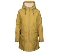 Trespass Neeska Veste imperméable avec doublure en polaire douce et capuche pour femme, Olive dorée, M