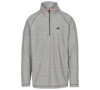 Trespass Veste en polaire Keynote Homme Col montant 1/4 zip extérieur Manches longues Noir XL