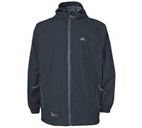 Trespass Qikpac - Manteau de Pluie Repliable - Adulte Unisexe (M) (Gris)