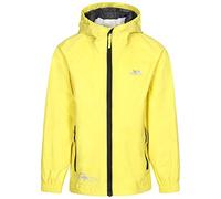 Trespass Veste Qikpac Mixte à capuche, poches extérieures – Jaune – 3-4 ans