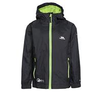 Trespass Qikpac Mixte veste à capuche poches extérieur - noir - 5-6Y