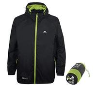 Trespass Veste Qikpac imperméable à capuche Noir S Homme
