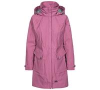 Trespass Rainyday Veste de Pluie imperméable avec Capuche dissimulée Femme, Mauve, XL
