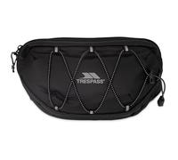 Trespass Sac banane unisexe Avelin - Cordon élastique, éléments réfléchissants, organiseur interne, 3 poches zippées, poche arrière cachée, porte-clés, Noir , Chaque, Sac pour ordinateur portable