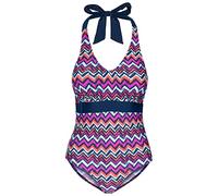 Trespass Sheila Maillot de Bain avec Tour de Cou/Mousse Amovible Femme, Multicolore, FR : M (Taille Fabricant : M)