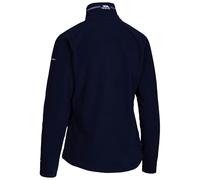 Trespass Skylar Micropolaire ultralégère et semi-zippée pour femme 130 g/m², bleu marine/rouge, M