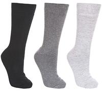 Trespass Sliced Chaussettes Homme, Noir/Gris/Gris Chiné, FR : S (Taille Fabricant : 4-7)