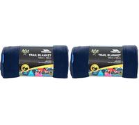 Trespass Snuggles Couverture, Unisexe Adulte, Snuggles, Bleu Navy, 120 x 180 cm (Lot de 2)