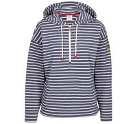 Trespass Sweat à capuche à manches longues pour femme avec demi-fermeture éclair douce, bleu marine, XL