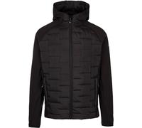 Trespass - Sweat à capuche hybride "Heber" pour homme TP6664 (L) (Noir)
