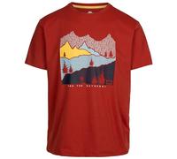 Trespass T-shirt décontracté à manches courtes et séchage rapide avec motif Danub pour homme, Salsa, M