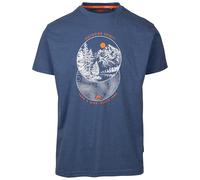 Trespass - T-Shirt FLAGEL - Homme (L) (Bleu Indigo Chiné)