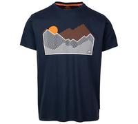 Trespass T-shirt Lisab imprimé pour homme, bleu marine, S