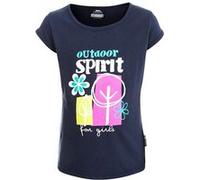 Trespass - T-shirt manches courtes WALLFLOWER - Fille (3-4 ans) (Bleu marine) - UTTP4151 Bleu Marine