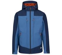 Trespass Tamston Veste softshell pour homme avec capuche et poches zippées, bleu marine, M