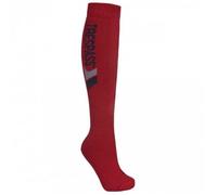 Trespass Tech Chaussettes de Ski Mixte Adulte, Rouge-43-46 EU (9-12UK) 43/46