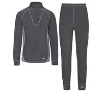 Trespass Thriller Ensemble Thermique Homme, Noir, XS