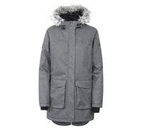 Trespass Femme Thundery Manteau, Noir/Gris, XS EU