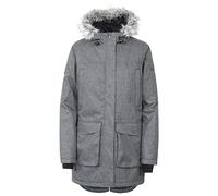 Trespass Thundery Manteau Femme, Noir/Gris, FR : M (Taille Fabricant : M)