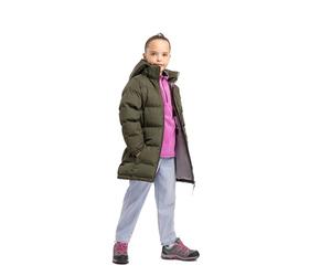 Trespass Tiffy Fille manteau manches longues entièrement zippé rembourré - vert - 2-3Y