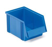 Trespass ton 1930-6 bacs à roulement, 186 mm de largeur x 300 mm longueur x 156 mm hauteur, 6,5 L, bleu (Lot de 24)