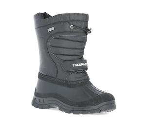 Trespass Treixadura Mixte enfant Dodo Bottes bottines de Neige, Noir Black Black, 33 EU