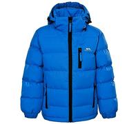 Trespass Tuff, bleu, 5/6, veste imperméable avec capuche amovible pour enfants/garçons, 5-6 ans, bleu