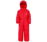 Trespass Unisex Kinder drypdrop Wasserdichter Regenanzug Mit Kapuze, Rot (Signal red), 5-6 Jahre EU