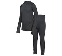 Trespass Ensemble thermique Unite360 Garçon Noir Taille FR 9/10