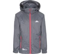 Trespass Veste de pluie pour enfants Qikpac X - Unisex Kids Packaway Jacket Tp75 Flint 134/140 - ca. 9-10 Jahre