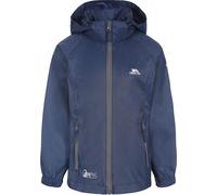 Trespass Veste de pluie pour enfants Qikpac X - Unisex Kids Packaway Jacket Tp75 Navy/Carbon 122/128 - ca. 7-8 Jahre