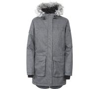 Trespass Veste Outdoor Thundery pour femme, avec capuche, imperméable TP3548 (M) (Noir/Argent/Gris)