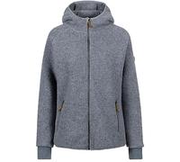 Trespass Veste polaire sherpa à capuche pour femme avec poches avant zippées Airtrap Reel, gris chiné, L